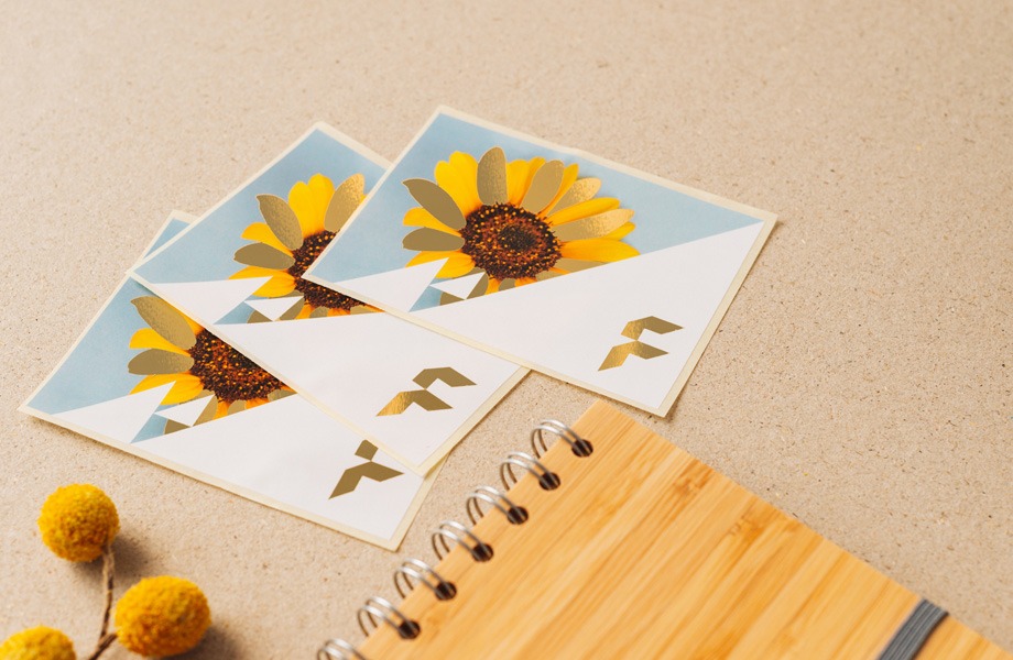 FLYERALARM Druckveredelung Heißfolie