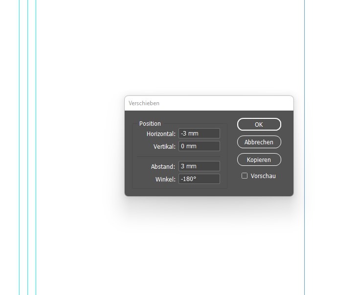 Faltblatt Wickelfalz anlegen: Schritt 3