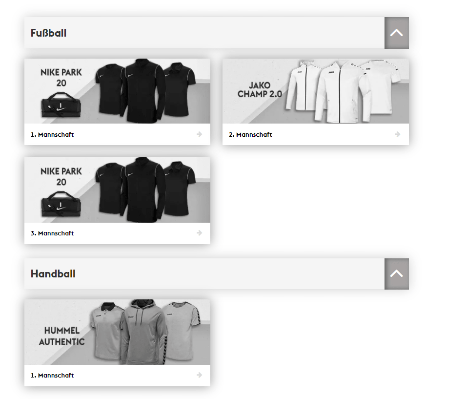 Teamshops erstellen - Teamshop untergliedern