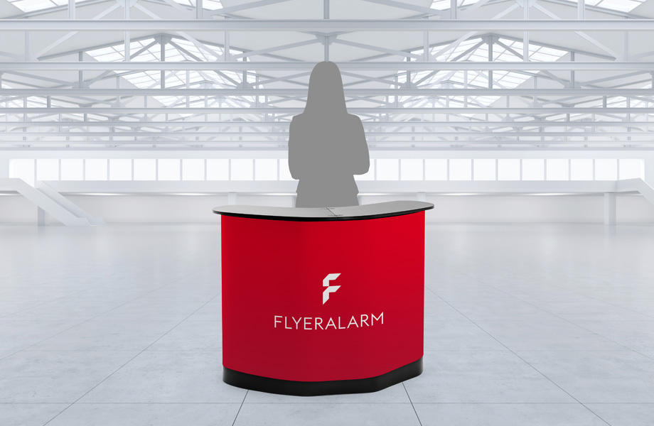 Messestand planen mit Messetheke