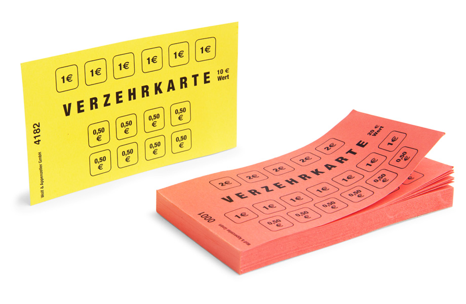 Flyeralarm Verzehrkarten