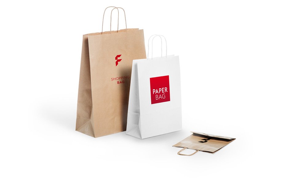 Flexodruck auf Papiertragetaschen