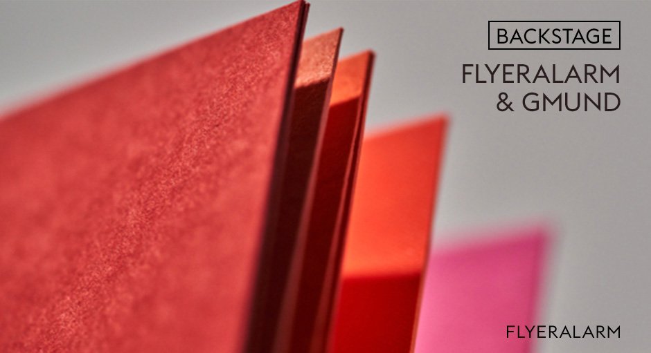 FLYERALARM und Gmund Papier: neuer Partner für Designpapiere