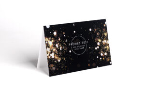 Weihnachtskarten mit Design