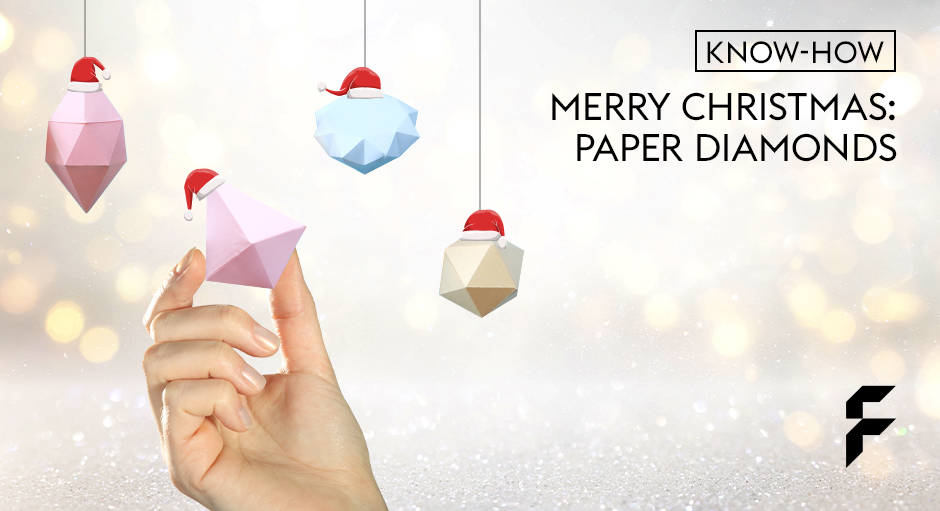 Layoutvorlage für Paper Diamonds