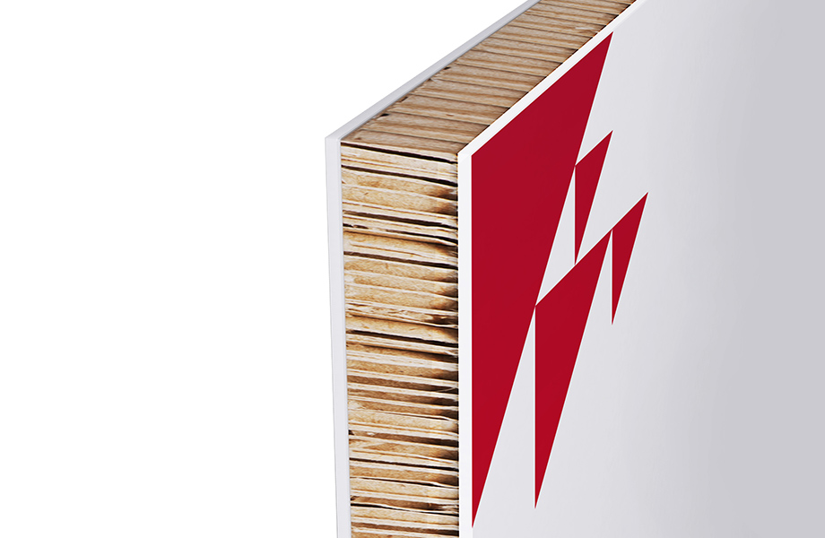 Schilder aus Re-board® Wabenkarton