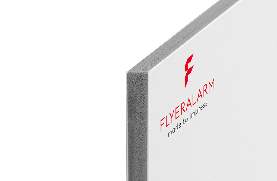 Werbeschilder aus Weichschaum