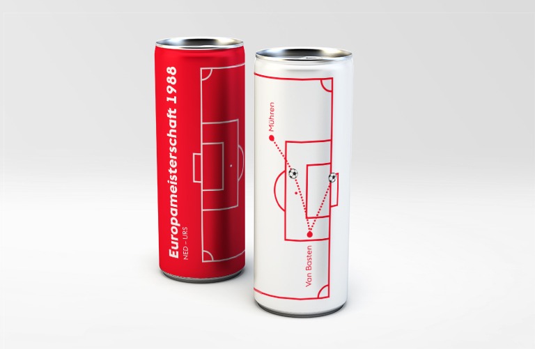 Werbung zur Fußball Europameisterschaft 2024