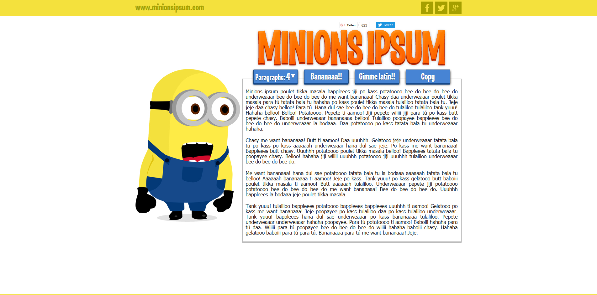 Alternative Blindtexte