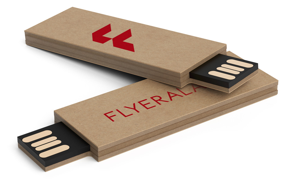 USB-Sticks aus Kraftkarton