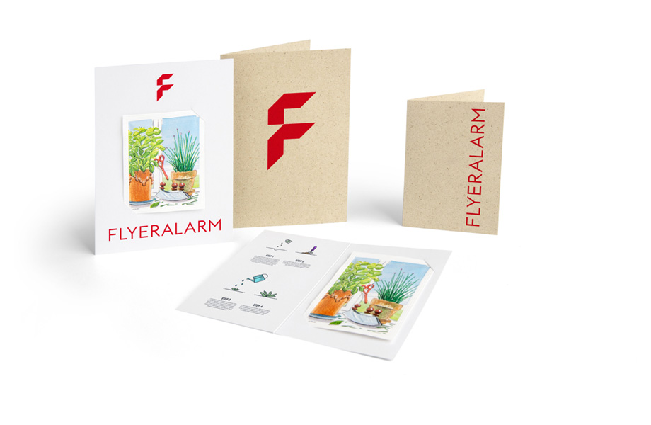 Karten mit Samentütchen