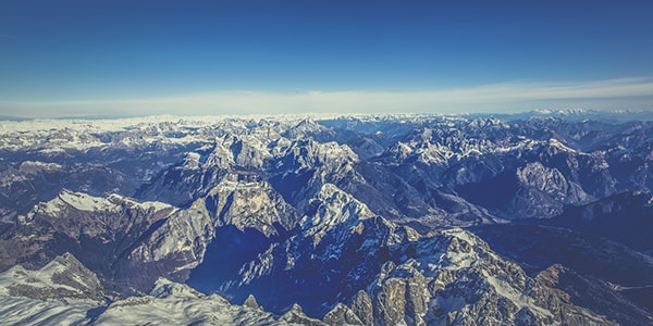the alps from west to east