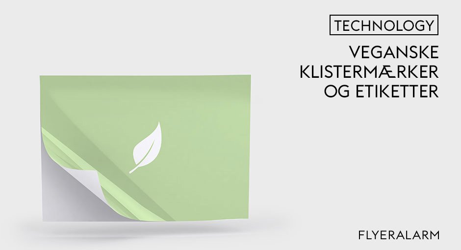 Veganske klistermærker og etiketter