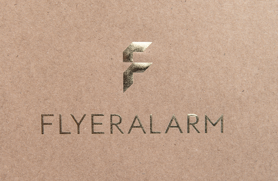 Heißfolie auf Kraftpapier