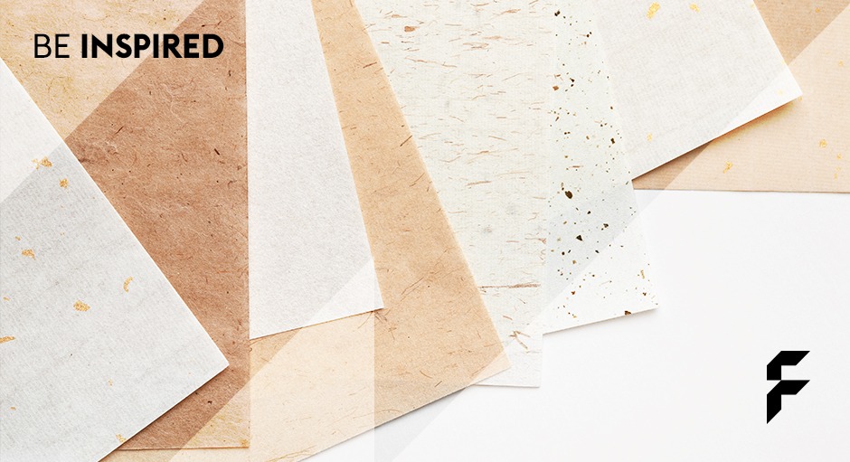 FLYERALARM Blog Titelbild Graspapier Apfelpapier