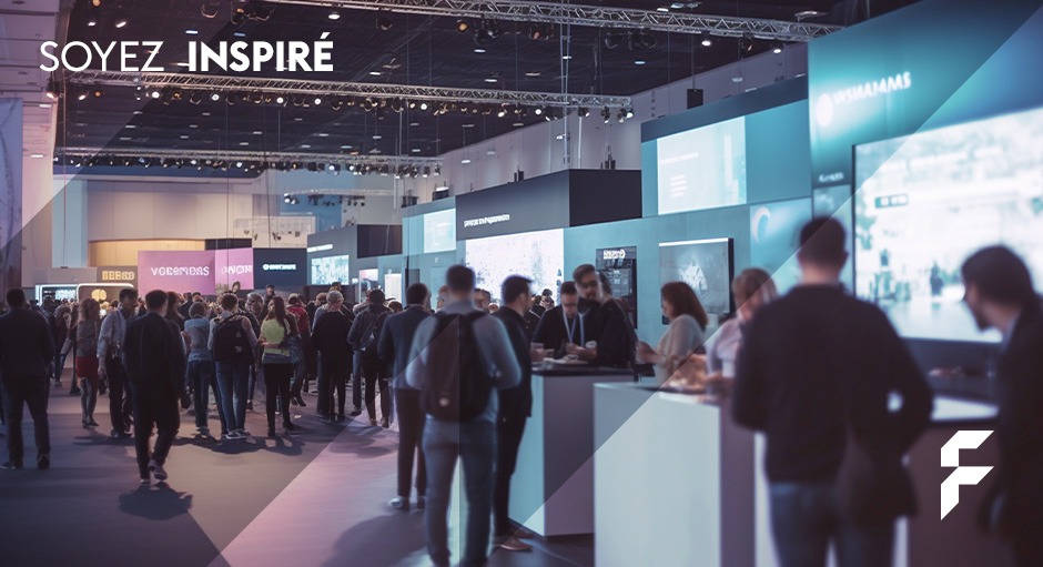 les stands d’exposition