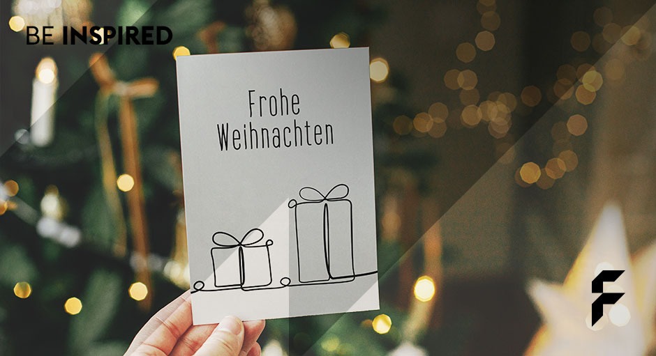 Festliche Weihnachtspost ohne Veredelung