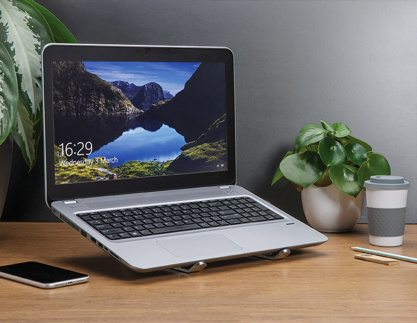 Laptop-Ständer aus Aluminium