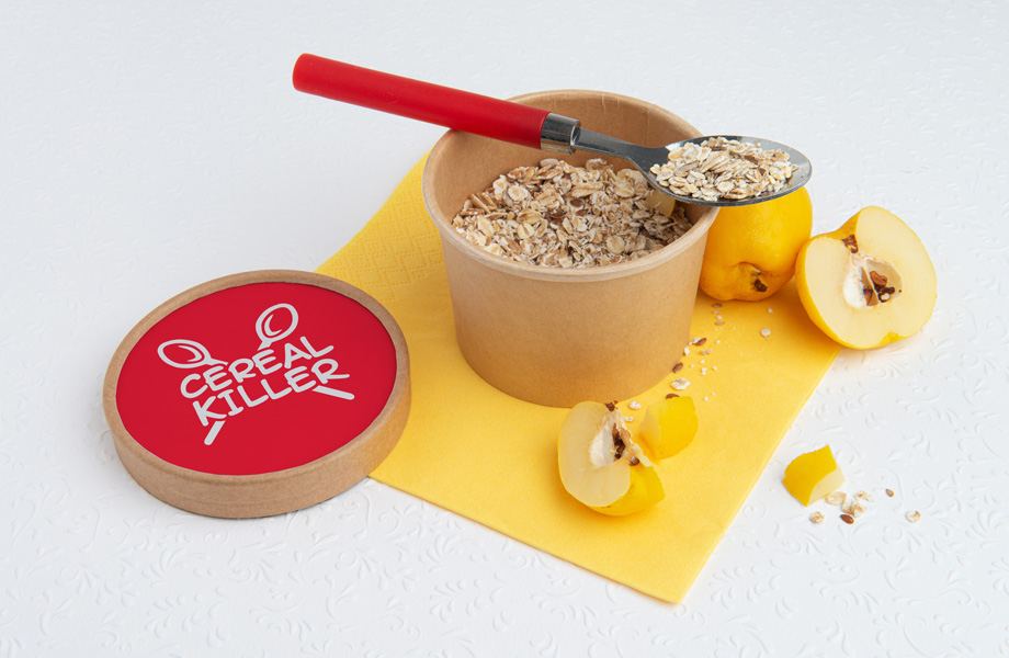 Müslibecher aus Karton