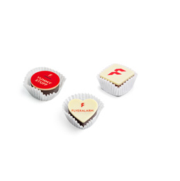 Gastgeschenke: Bedruckte Pralinen