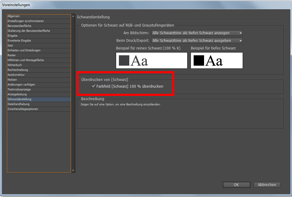 Overprint export