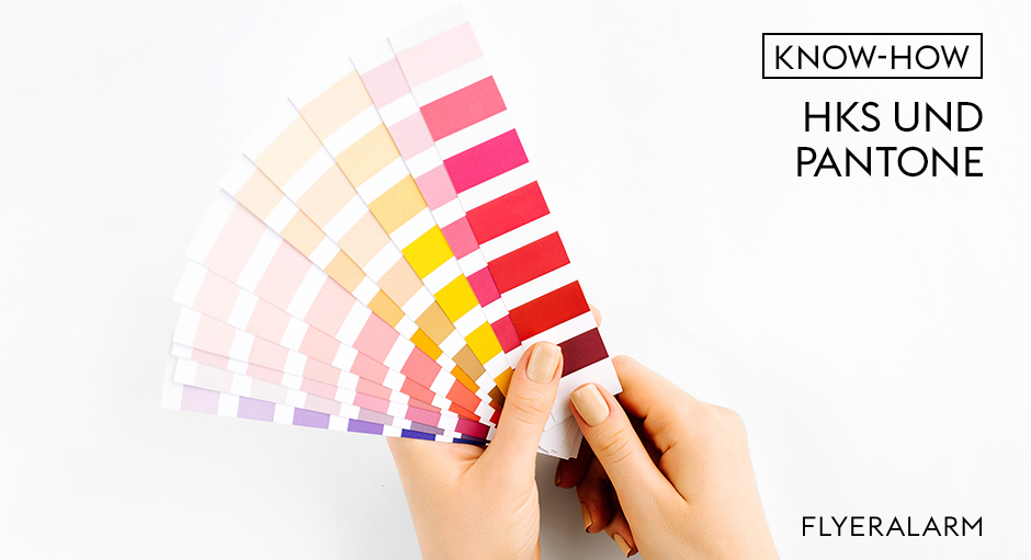 Sonderfarben HKS und Pantone