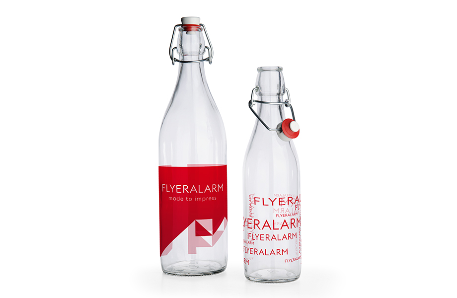 Glasflaschen mit Bügelverschluss